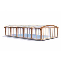 Cubierta de piscina en madera Aquahome Abrisud - 03