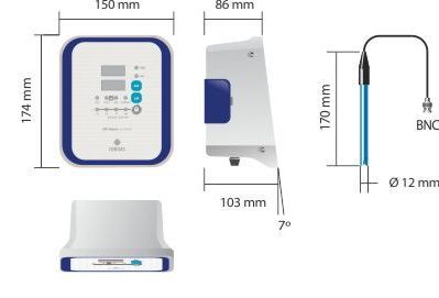 Medidas de Controlador de pH automático Idegis serie 200 