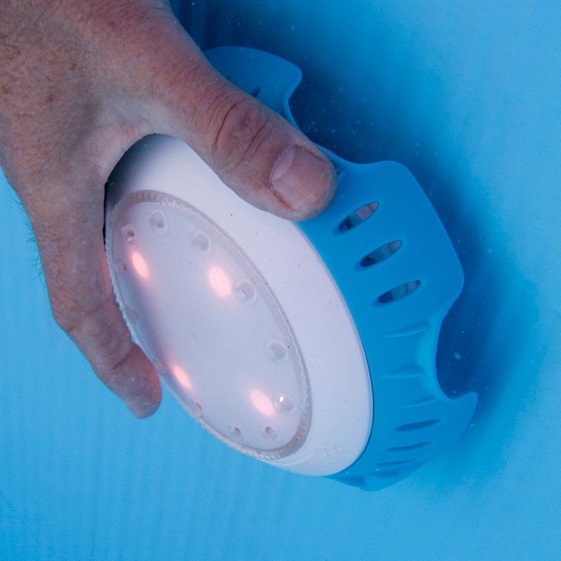 Foco proyector LED COLOR válvula retorno piscina GRE - Cod: LEDRC