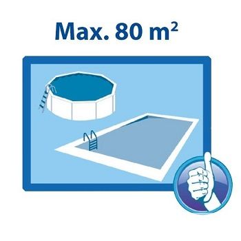 Limpiafondos piscina con clorador salino Track salt 4X4 de Gre para piscinas de 80m2